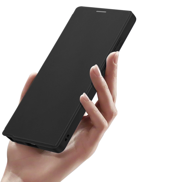 Etui Dux Ducis Skin X Pro na Samsung Galaxy S25 Ultra z MagSafe i portfelem - czarne