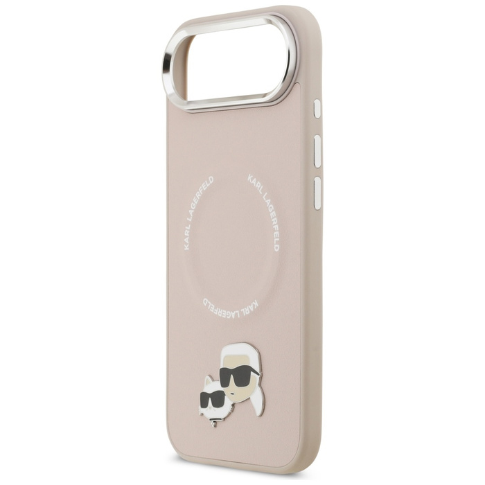Etui Karl Lagerfeld Karl & Choupette     Pins MagSafe do iPhone Air różowy