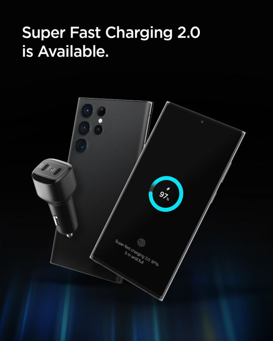 Ładowarka Samochodowa SPIGEN Pc2200 Arcstation 2-port Car Charger Pd75w Black