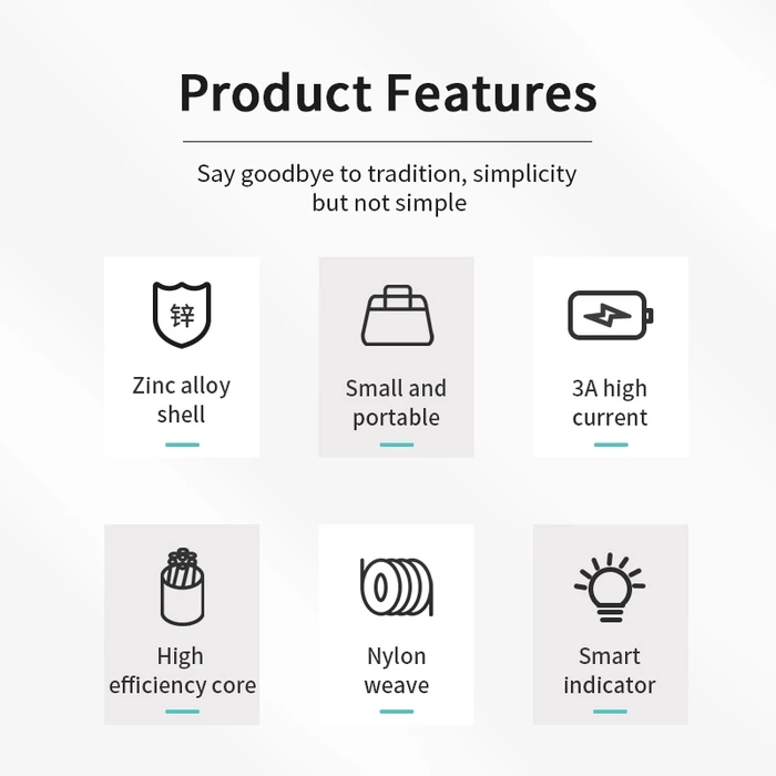 Kabel USB-A - micro USB Joyroom S-M411 3A 1.2m z wskaźnikiem ładowania - czarny