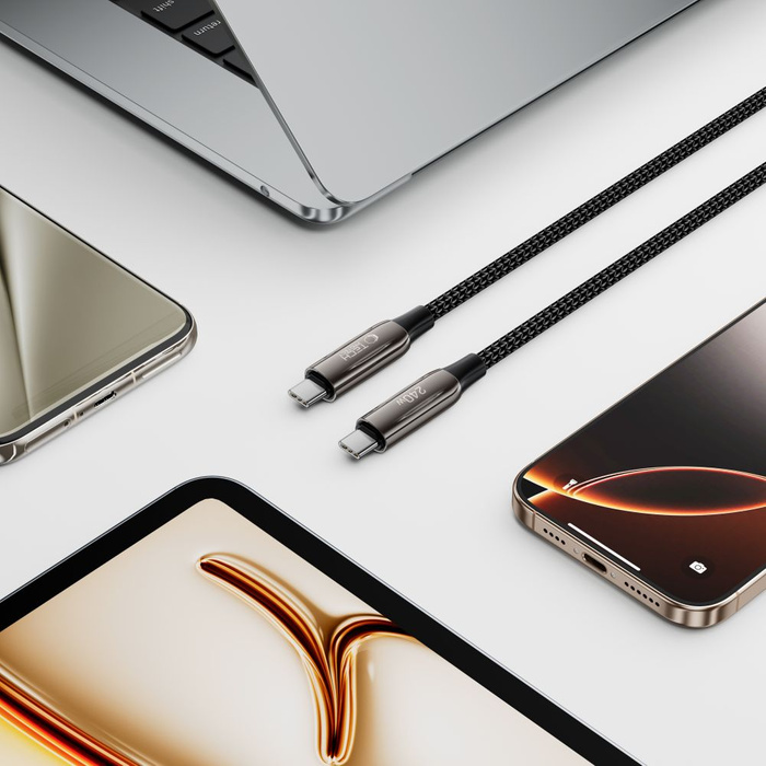 TECH-PROTECT UB10T ULTRABOOST TYPE-C CABLE PD240W/QC4.0 200CM BLACK