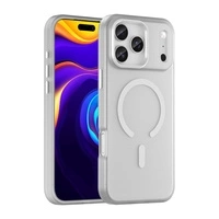 Etui Magnetic iPhone 17 Pro Abrasive MagSafe Matowe Białe