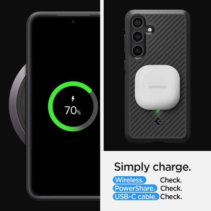 Etui Spigen Core Armor Samsung Galaxy S24 Matte Black Case