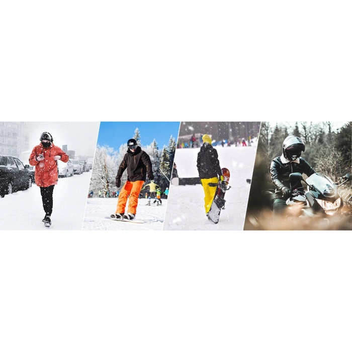 Kominiarka sportowa Rockbros LF7345BK ocieplana - czarna