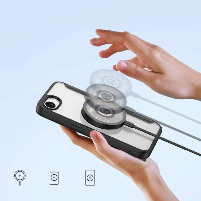 Etui Dux Ducis Skin X Pro z MagSafe na iPhone 16e - czarne