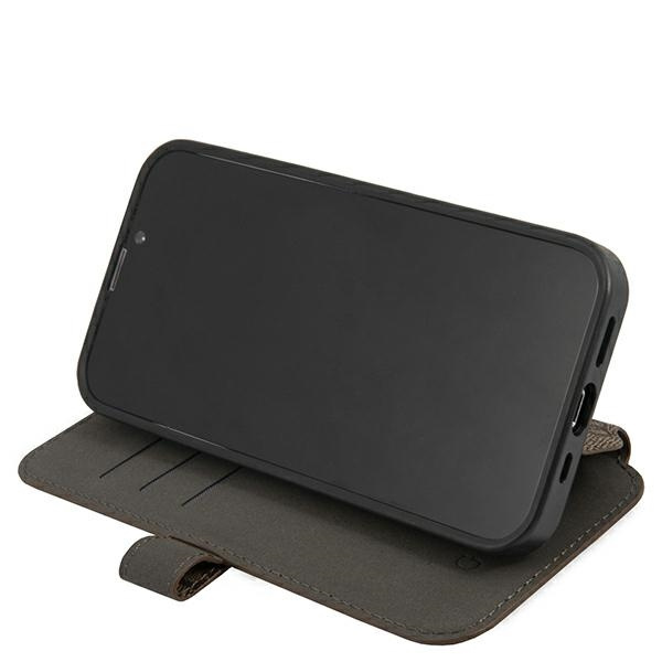 Etui GUESS Apple iPhone 13 Pro Max Book 4G Big Metal Logo Brązowy Case