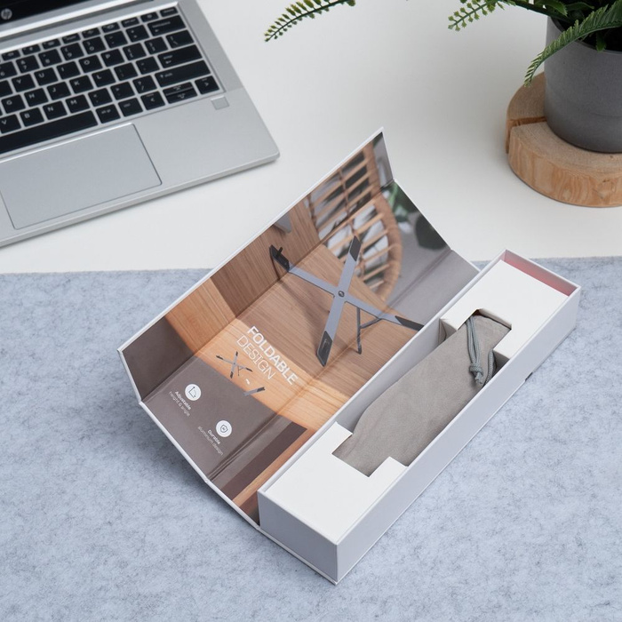 Uchwyt na laptop / tablet biurkowy składany Forcell F-Grip Fold Stand X Pro szary