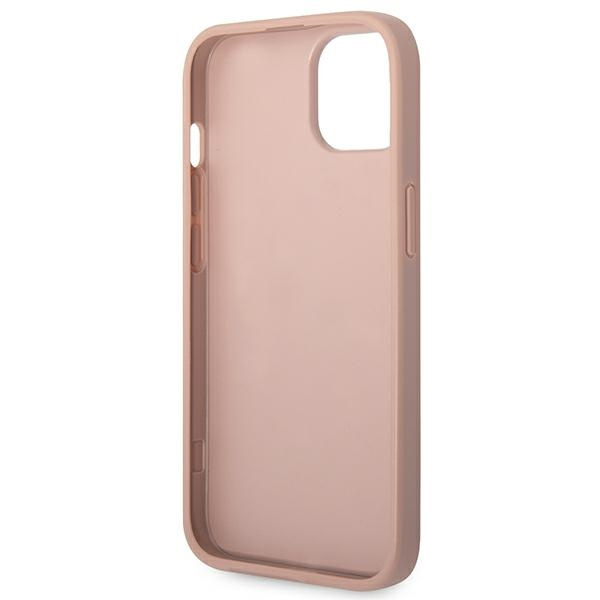 Etui GUESS Apple iPhone 14 Plus Saffiano Strap Różowy Case