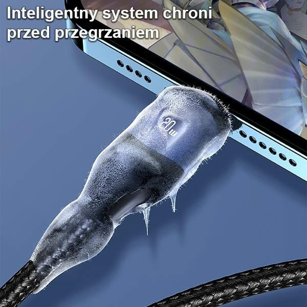 USAMS Kabel U71 3w1 1.2m 6A Fast Charge czarny/black (USB/USB-C na lightning/microUSB/USB-C) SJ511USB01 (US-SJ511)