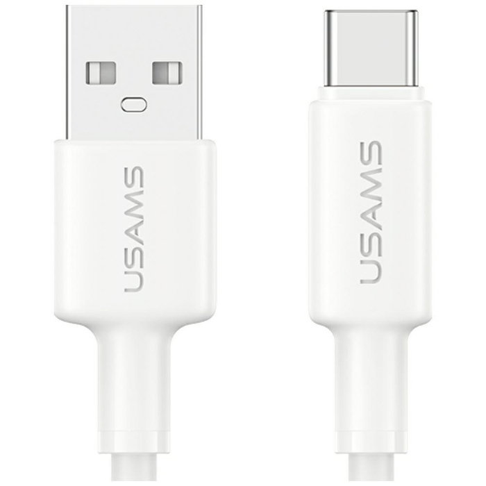 Kabel USAMS U90 3A USB-A do USB-C biały