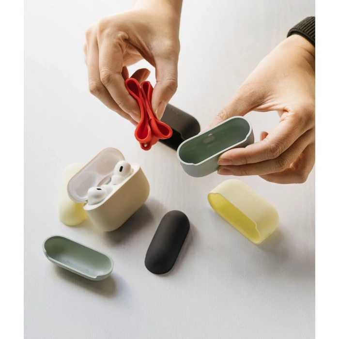 Etui Ringke Silicone Apple Airpods Pro 1 / 2 Midnight Blue Case