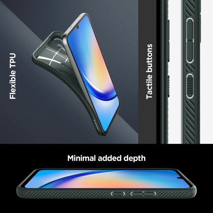 Etui SPIGEN Liquid Air Galaxy A34 5G Abyss Green