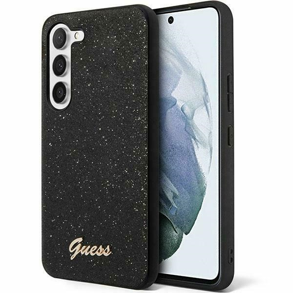 Etui Guess GUHCS24MHGGSHK Samsung Galaxy S24 Plus S926 czarny/black hardcase Glitter Script Case
