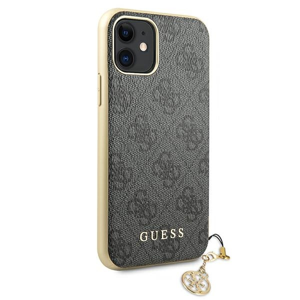 Etui GUESS Apple iPhone 11 4G Charms Collection Szary Hardcase CASE