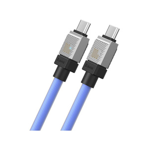 BASEUS kabel Typ C do Typ C CoolPlay Power Delivery 100W 1m niebieski CAKW000203