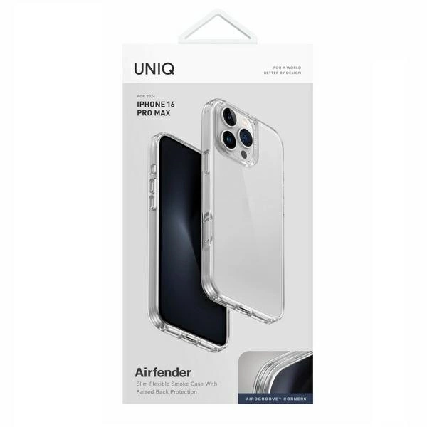 UNIQ etui Air Fender iPhone 16 Pro Max 6,9"  przezroczysty/transparent