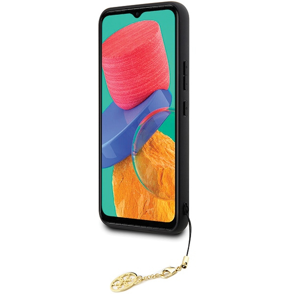 Etui Guess GUHCS23FEGF4GBR Samsung Galaxy S23 FE S711 brązowy/brown hardcase 4G Charms Collection Case