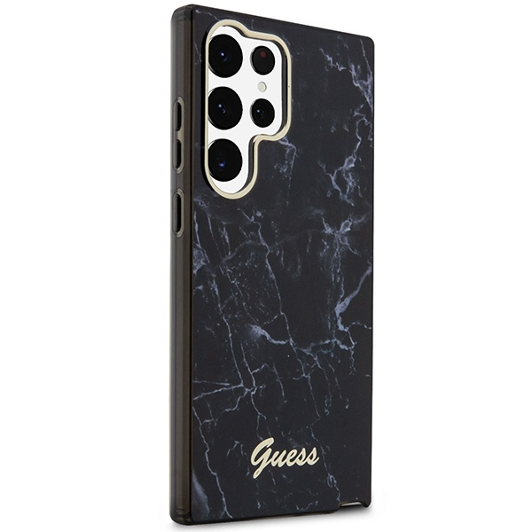 Etui Guess Guhcs23lpcumak S23 Ultra S918 Czarny/black Hardcase Marble Case