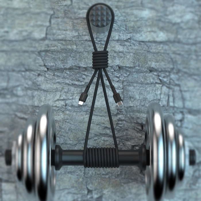 Kabel Dudao L9X 30W USB-C - Lightning 1m - czarny