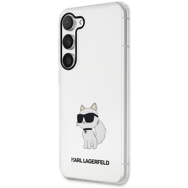 Etui Karl Lagerfeld Klhcs23shnchtct S23 S911 Transparent Hardcase Ikonik Choupette Case