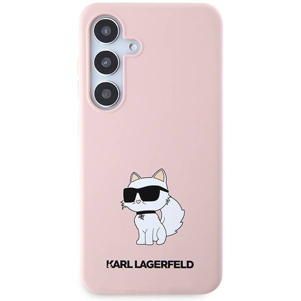 Etui Karl Lagerfeld KLHCS24MSNCHBCP S24+ S926 hardcase różowy/pink Silicone Choupette Case