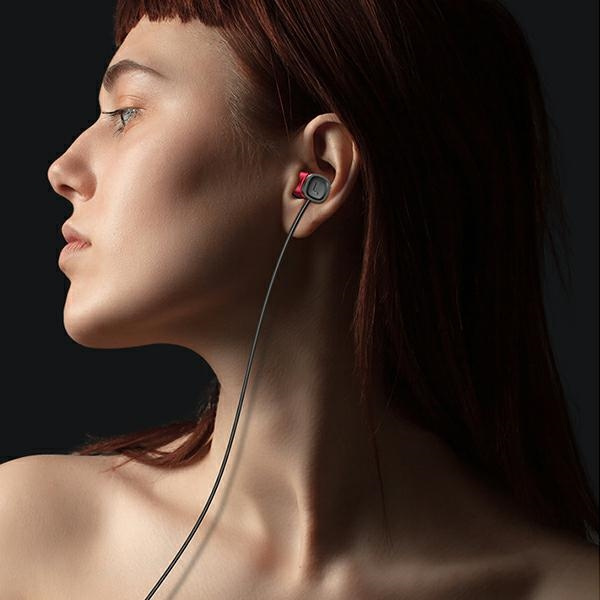 USAMS Słuchawki EP-46 USB-C czerwony/red 1,2m HSEP4604