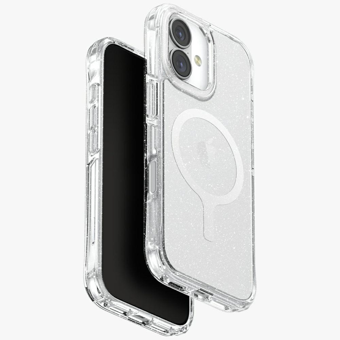 Etui UNIQ LifePro Xtreme do iPhone 17    Magclick Charging przezroczysty/brokat