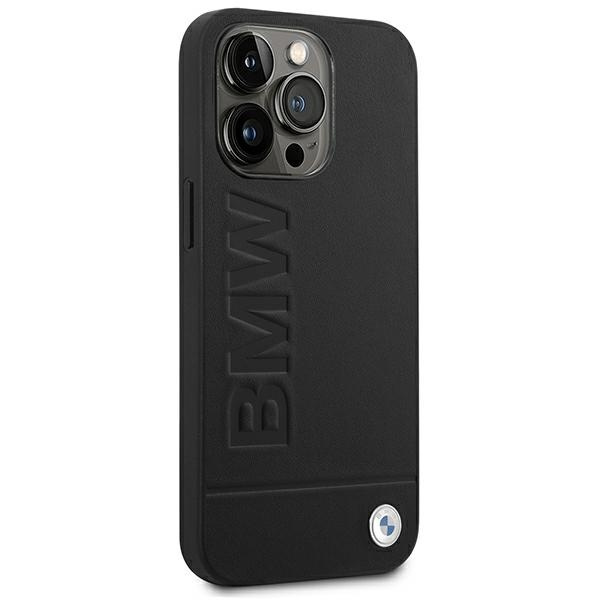 Etui BMW BMHCP14LSLLBK iPhone 14 Pro 6,1" czarny/black Leather Stamp