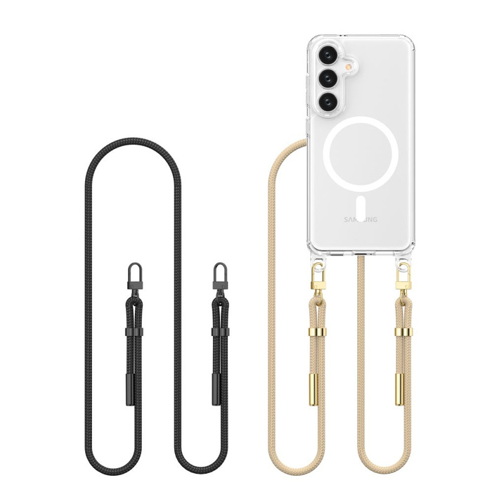 TECH-PROTECT FLEXAIR CHAIN MAGSAFE GALAXY S25 BLACK & TAUPE