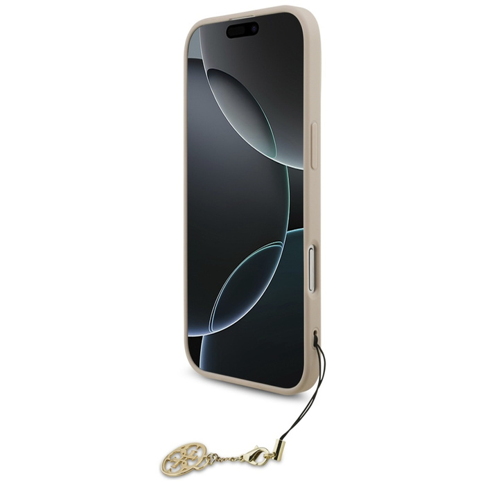 Etui Guess 4G Charms Collection MagSafe  do iPhone Air różowy