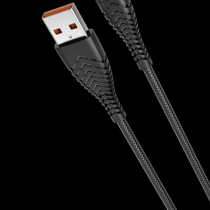 VEGER kabel USB A do Typ C 2,4A V104 1,2 m czarny