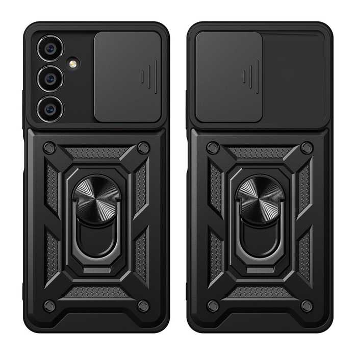 Etui pancerne Hybrid Armor Camshield do Samsung M54 z osłoną na aparat - czarne