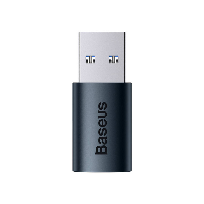 Baseus Ingenuity Series Mini adapter USB 3.1 OTG do USB Typ C niebieski (ZJJQ000103)