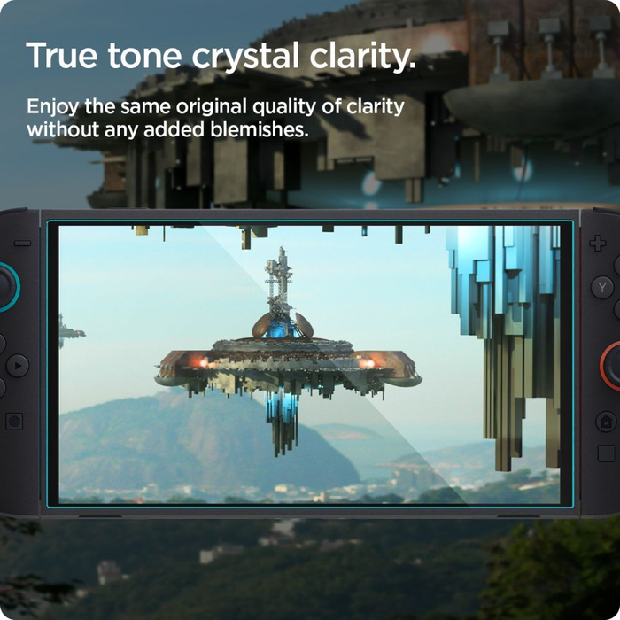 SZKŁO HARTOWANE SPIGEN NINTENDO SWITCH 2 GLAS.TR ”EZ FIT” 2-PACK CLEAR