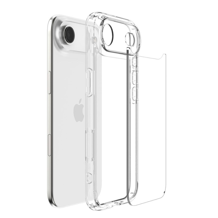 ETUI SPIGEN IPHONE 17 AIR ULTRA HYBRID CRYSTAL CLEAR