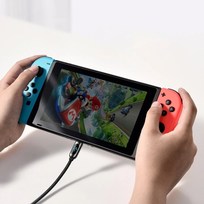 Kabel Baseus CATSK-B06 USB-C - USB-C PD 100W 5A 480Mb/s 1m - zielony