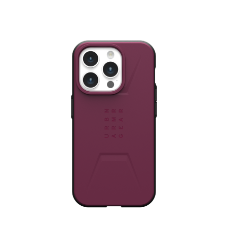 Etui UAG Civilian Magsafe - obudowa ochronna do iPhone 15 Pro kompatybilna z MagSafe (bordeaux) Case