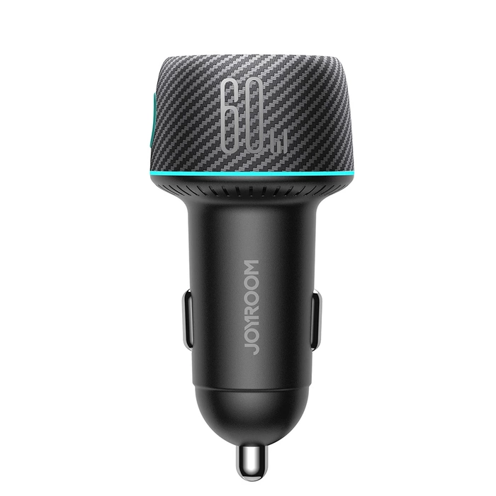 [PO ZWROCIE] Ładowarka samochodowa 60W USB-C USB-A Joyroom JR-CCN01 - czarna