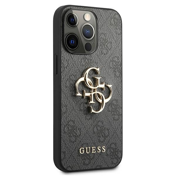 Etui GUESS Apple iPhone 13 Pro 4G Big Metal Logo Szary Hardcase