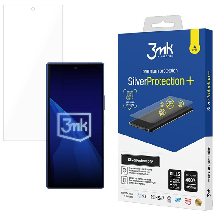 Folia antymikrobowa 3MK Samsung Galaxy Z Fold 7 SilverProtect+ montowana na mokro