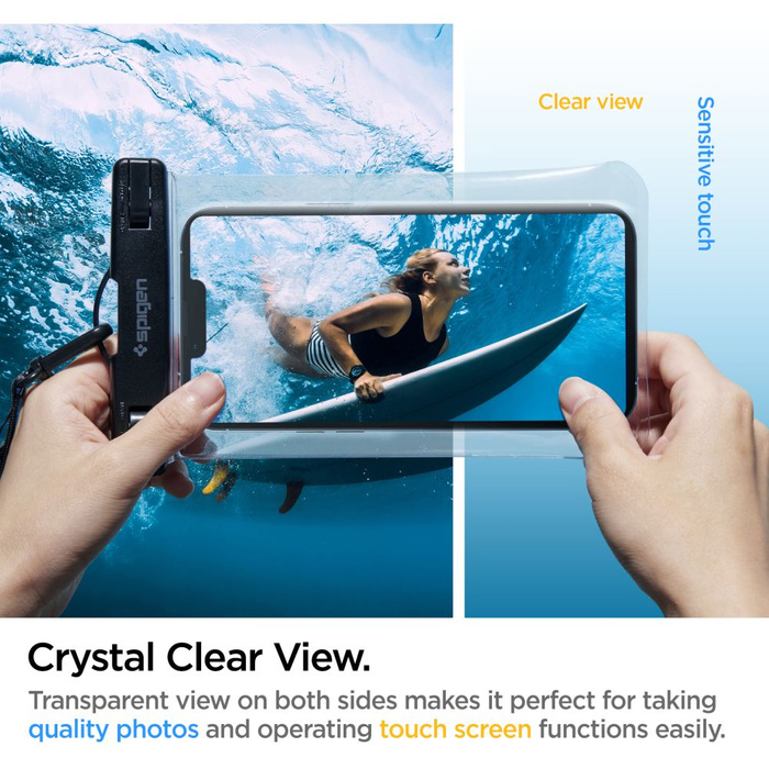 Etui Spigen A601 Universal Waterproof Case Crystal Clear