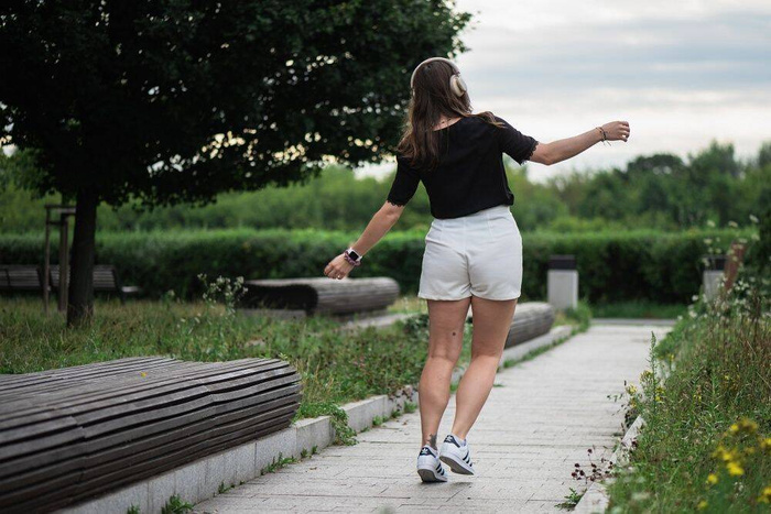 Słuchawki bezprzewodowe nauszne Forcell F-Audio Touch Beat ANC beżowe