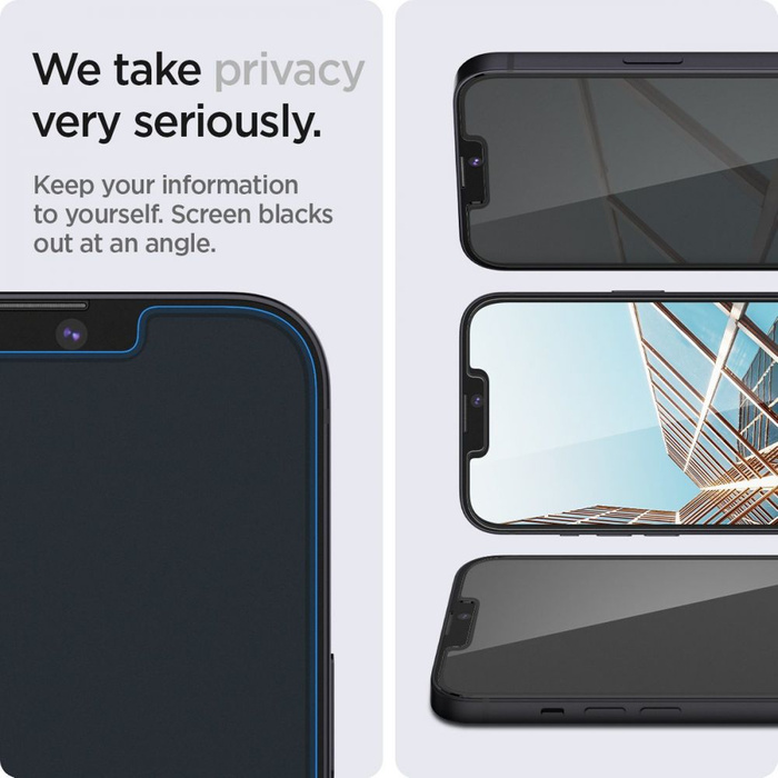 SPIGEN Apple iPhone 13 Pro Max Szkło Hartowane 2-Pack Privacy Glass