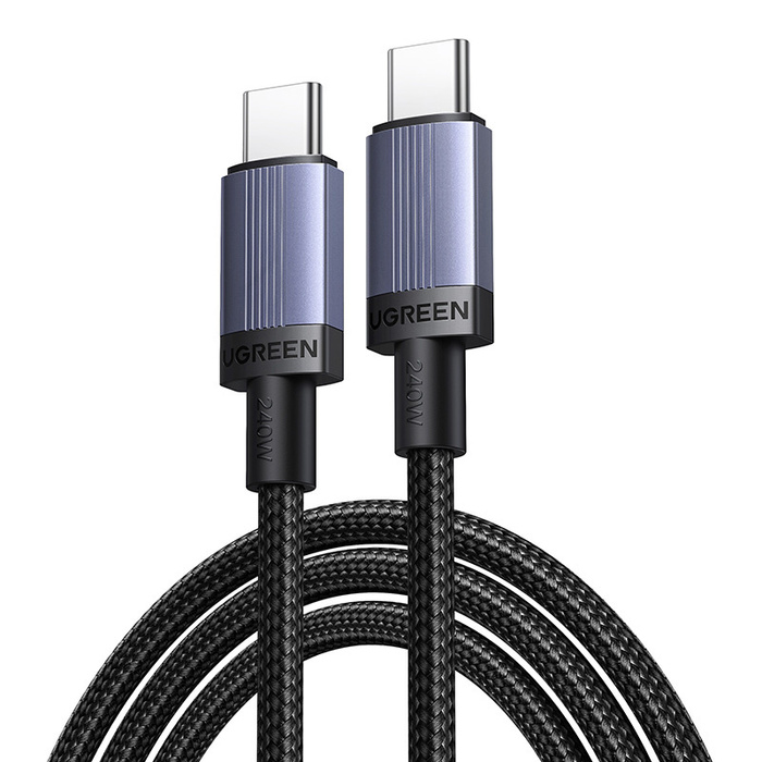 Kable USB-C do USB-C Ugreen L528, 240W, 3m (szary)