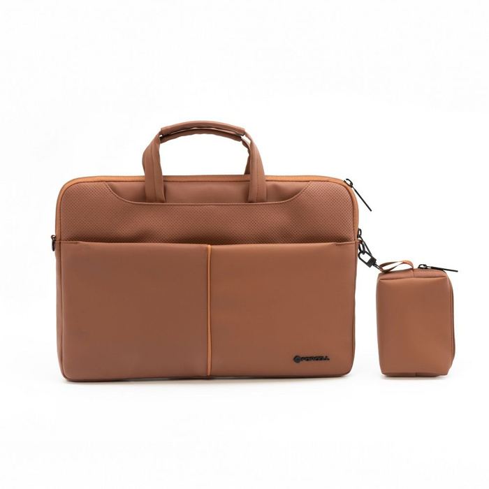 Torba na laptopa 15,6" Forcell F-Protect URBAN STYLE brązowa
