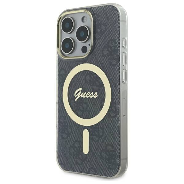 Etui Guess iPhone 16 Pro Max 6.9" czarny/black hardcase IML 4G MagSafe