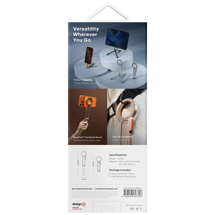 Uchwyt magnetyczny UNIQ Arcus TriPod     Stand czarny