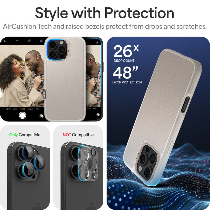 ETUI SPIGEN CYRILL KAJUK MAG MAGSAFE IPHONE 16 PRO MAX CREAM