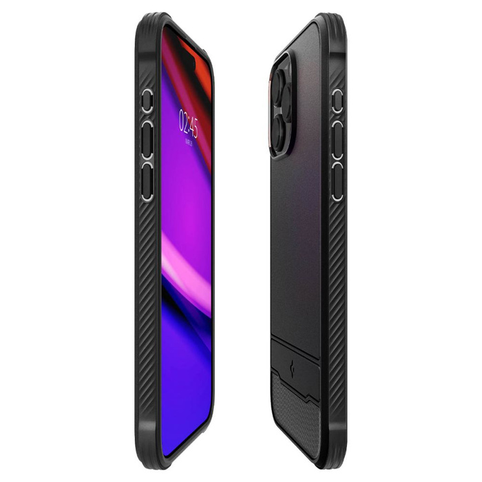 Etui iPhone 15 Pro Max Spigen Rugged Armor Mag Magsafe Matte Black