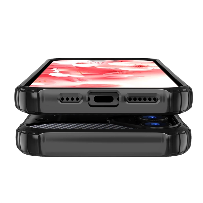 Pancerne hybrydowe etui Hybrid Armor pokrowiec futerał na iPhone 16e - niebieskie